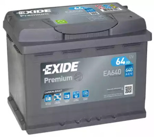 Аккумулятор 64Ач Premium EXIDE EA640